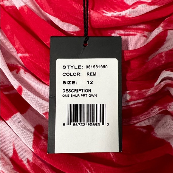 Nordstrom Vibrant Red and White Swirl Dress - Picture 7 of 10